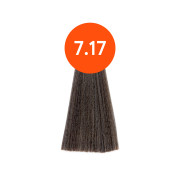 OLLIN "N-JOY" 7/17 – русый пепельно-коричневый, перманентная крем-краска для волос 100мл