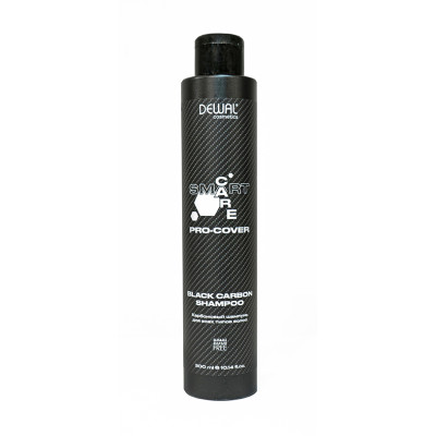 Карбоновый шампунь для всех типов волос SMART CARE PRO-COVER Black Carbon Shampoo, 300 мл Карбоновый шампунь для всех типов волос SMART CARE PRO-COVER Black Carbon Shampoo, 300 мл