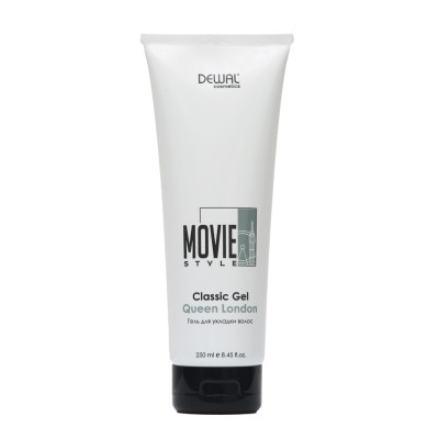 Гель для укладки волос Movie Style Classic Gel Queen London, 250 мл. DEWAL Cosmetics Гель для укладки волос Movie Style Classic Gel Queen London, 250 мл. DEWAL Cosmetics