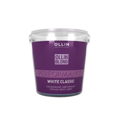 OLLIN BLOND PERFORMANCE White Classic Классический осветляющий порошок белого цвета 30г OLLIN BLOND PERFORMANCE White Classic Классический осветляющий порошок белого цвета 30г