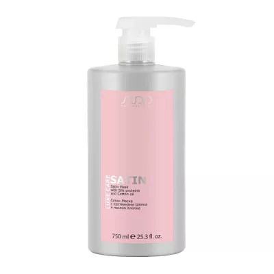Маска-Сатин с протеинами шелка и маслом хлопка серии "Luxe Care", 750 мл. «Studio» Маска-Сатин с протеинами шелка и маслом хлопка серии "Luxe Care", 750 мл. «Studio»