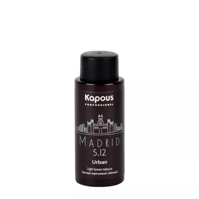5.12 Мадрид, Полуперманентный жидкий краситель для волос «Urban», 60 мл 5.12 Мадрид, Полуперманентный жидкий краситель для волос «Urban», 60 мл