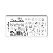 2805 Пластина для стемпинга Summer &laquo;Crazy story&raquo;, Kapous, шт