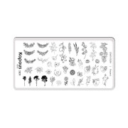 2809 Пластина для стемпинга Flower 6&laquo;Crazy story&raquo;, Kapous, шт