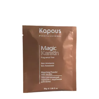 Обесцвечивающий порошок с кератином Non Ammonia «Magic Keratin», 30гр Обесцвечивающий порошок с кератином Non Ammonia «Magic Keratin», 30гр
