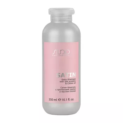 Шампунь-Сатин с протеинами шелка и маслом хлопка серии Шампунь-Сатин с протеинами шелка и маслом хлопка серии