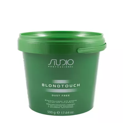 Обесцвечивающий порошок с экстр женьшеня и рисовыми протеинами 500гр, «Studio» Обесцвечивающий порошок с экстр женьшеня и рисовыми протеинами 500гр, «Studio»