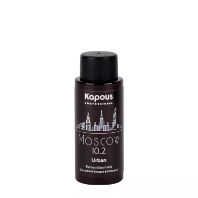 10.2 Москва, Полуперманентный жидкий краситель для волос «Urban», 60 мл 10.2 Москва, Полуперманентный жидкий краситель для волос «Urban», 60 мл