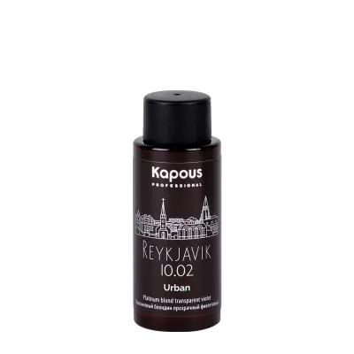 10.02 Рейкьявик, Полуперманентный жидкий краситель для волос «Urban», 60 мл 10.02 Рейкьявик, Полуперманентный жидкий краситель для волос «Urban», 60 мл