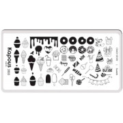 2803 Пластина для стемпинга Sweets &laquo;Crazy story&raquo;, Kapous, шт