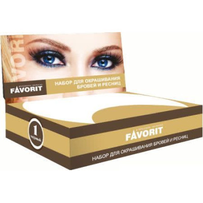 Набор для окрашивания бровей и ресниц светло-коричневая №3,1 Набор для окрашивания бровей и ресниц светло-коричневая №3,1