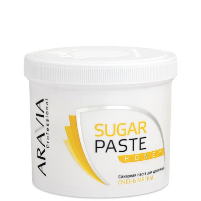Сахарная паста ARAVIA Professional для депиляции Медовая очень мягкой консистенции 750гр Сахарная паста ARAVIA Professional для депиляции Медовая очень мягкой консистенции 750гр