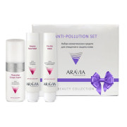 Набор для лица для очищения и защиты кожи ARAVIA Professional Anti-pollution Set