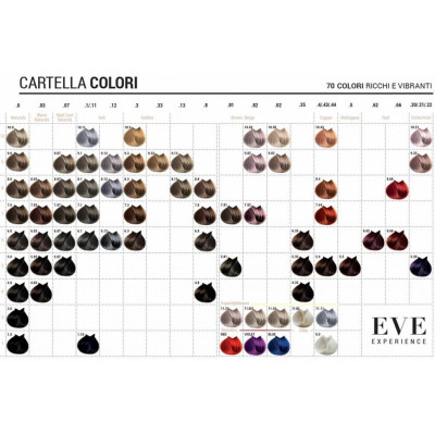 Краска для волос EVE Experience 6.66 тёмный блондин насыщенный красный, 100мл Краска для волос EVE Experience 6.66 тёмный блондин насыщенный красный, 100мл