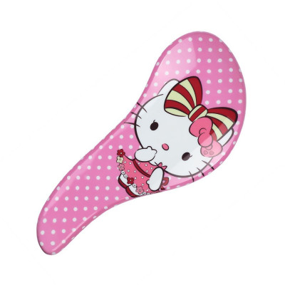 Щетка для волос и массажа кожи головы Melon Pro c многоуровневыми щетинками, Hello Kitty 186*80мм Щетка для волос и массажа кожи головы Melon Pro c многоуровневыми щетинками, Hello Kitty 186*80мм