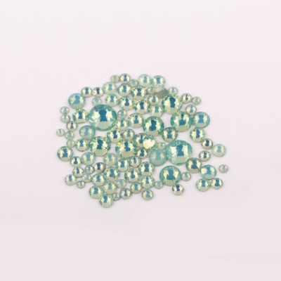 №47 Стразы E.Co Nails зеленые опалы микс размеров(100 шт.) №47 Стразы E.Co Nails зеленые опалы микс размеров(100 шт.)