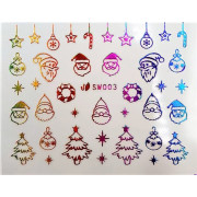 Наклейки для ногтей Новогоднее чудо SW003