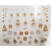 Наклейки для ногтей Новогоднее чудо YJ051