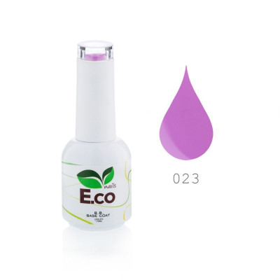 Базовое покрытие цветное 2в1 E.co Nails base Coat BB023, 10мл Базовое покрытие цветное 2в1 E.co Nails base Coat BB023, 10мл