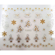 Наклейки для ногтей Новогоднее чудо YJ052