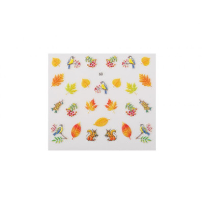 Наклейки для ногтей E.co Nails 3D 60 Наклейки для ногтей E.co Nails 3D 60