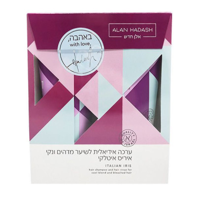 Набор косметики для волос (шампунь и кондиционер) Alan Hadash Italian iris Набор косметики для волос (шампунь и кондиционер) Alan Hadash Italian iris