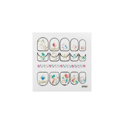 Наклейки для ногтей E.co Nails SP081 Наклейки для ногтей E.co Nails SP081