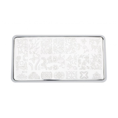 Пластина для стемпинга E.co Nails BC-12 Пластина для стемпинга E.co Nails BC-12