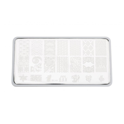 Пластина для стемпинга E.co Nails BC-04 Пластина для стемпинга E.co Nails BC-04