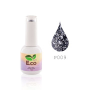 Гель-лак для ногтей с блестками E.co Nails Platinum P009 10мл