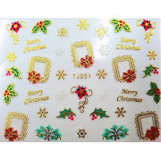 Наклейки для ногтей Новогоднее чудо TJ051