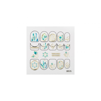 Наклейки для ногтей E.co Nails SP075 Наклейки для ногтей E.co Nails SP075