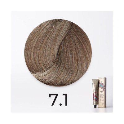 Краска для волос FarmaVita Life Color Plus 7.1 пепельный блондин, 100мл Краска для волос FarmaVita Life Color Plus 7.1 пепельный блондин, 100мл