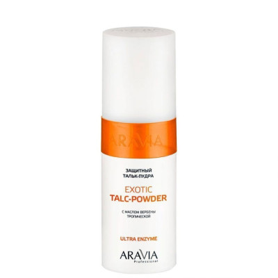 Защитный тальк-пудра ARAVIA Professional с экстрактом вербены тропической Exotic Talc-Powder, 150 Защитный тальк-пудра ARAVIA Professional с экстрактом вербены тропической Exotic Talc-Powder, 150