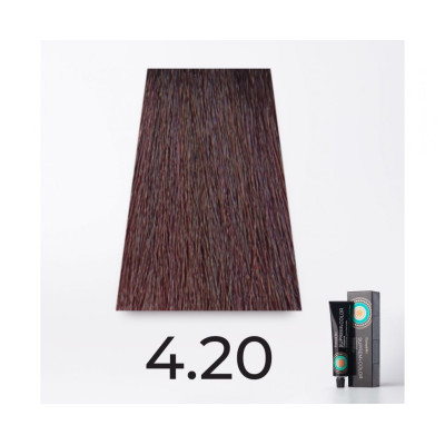 Краска для волос FarmaVita Suprema 4.20 каштановый пепельный ирис, 60мл Краска для волос FarmaVita Suprema 4.20 каштановый пепельный ирис, 60мл