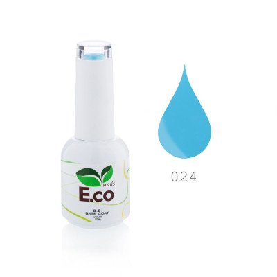 Базовое покрытие цветное 2в1 E.co Nails base Coat BB024, 10мл Базовое покрытие цветное 2в1 E.co Nails base Coat BB024, 10мл