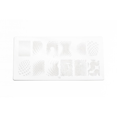 Пластина для стемпинга E.co Nails №18 Пластина для стемпинга E.co Nails №18