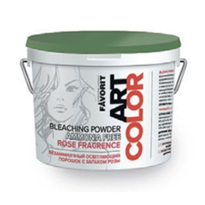 Порошок Favorit Art Color безаммиачный осветляющий 500гр.+банка с ложкой Порошок Favorit Art Color безаммиачный осветляющий 500гр.+банка с ложкой