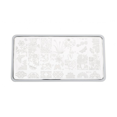 Пластина для стемпинга E.co Nails BC-14 Пластина для стемпинга E.co Nails BC-14