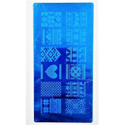 Пластина для стемпинга E.co Nails №12