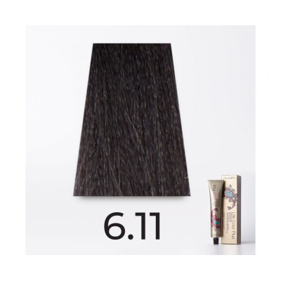 Краска для волос FarmaVita Life Color Plus 6.11 темный интенсивный пепельный блондин, 100мл Краска для волос FarmaVita Life Color Plus 6.11 темный интенсивный пепельный блондин, 100мл