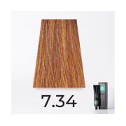 Краска для волос FarmaVita Suprema 7.34 блондин золотисто-медный, 60мл