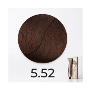 Краска для волос FarmaVita Life Color Plus 5.52 светло-каштановый шоколадный (красное дерево), 100мл