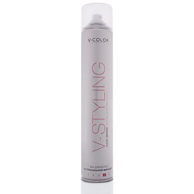 Лак для волос V-Color V-STYLING EXTRA STRONG HOLD (4) 400мл Лак для волос V-Color V-STYLING EXTRA STRONG HOLD (4) 400мл