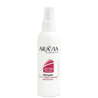 Лосьон ARAVIA Professional 2 в 1 против вросших волос и для замедления роста волос с фруктовыми Лосьон ARAVIA Professional 2 в 1 против вросших волос и для замедления роста волос с фруктовыми