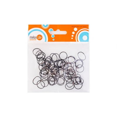 Резинки mini силиконовые черные Melon Pro в пакете MP650890Р Резинки mini силиконовые черные Melon Pro в пакете MP650890Р