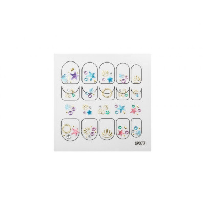 Наклейки для ногтей E.co Nails SP077 Наклейки для ногтей E.co Nails SP077