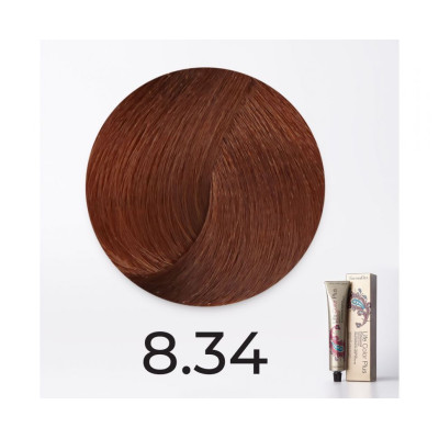 Краска для волос FarmaVita Life Color Plus 8.34 светлый блондин золотисто-медный, 100мл Краска для волос FarmaVita Life Color Plus 8.34 светлый блондин золотисто-медный, 100мл