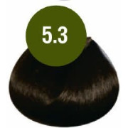 Краска для волос FarmaVita B.Life Color 5.3 Светло-каштановый золотистый, 100мл