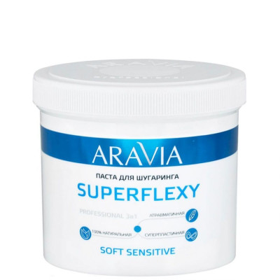 Сахарная паста ARAVIA Professional для шугаринга SUPERFLEXY Soft Sensetive, 750 г Сахарная паста ARAVIA Professional для шугаринга SUPERFLEXY Soft Sensetive, 750 г